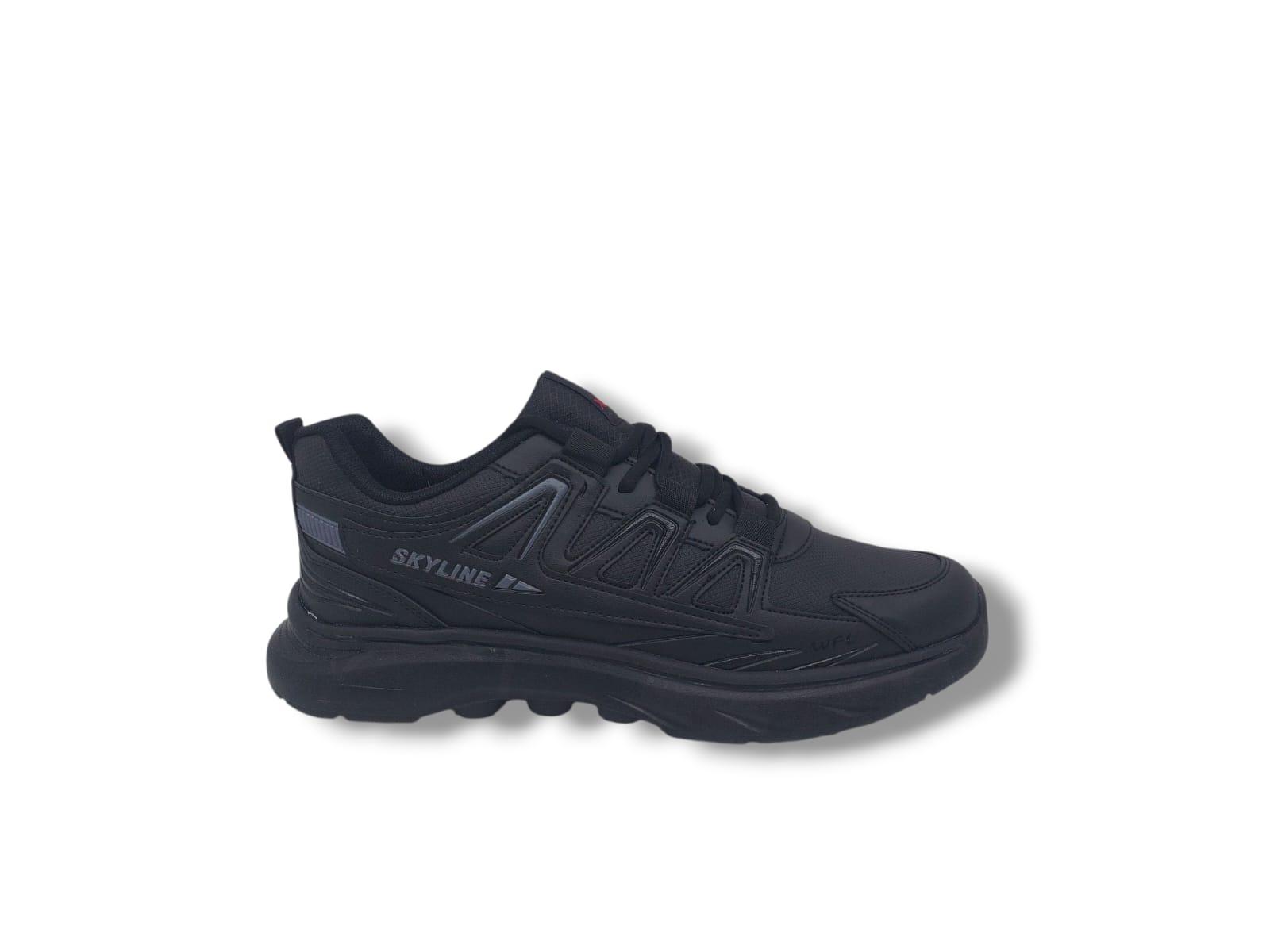 Large 4281 Erkek Siyah Günlük Numara Büyük Numara Spor Ayakkabı 45 46 47